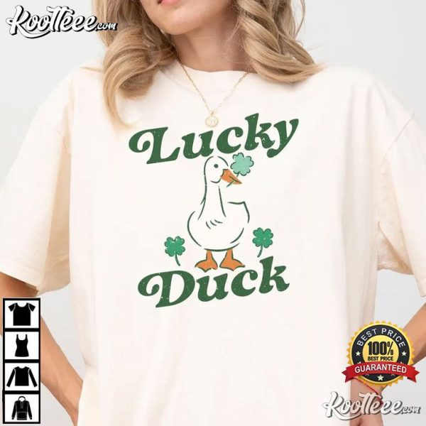 Lucky Duck Funny St Patrick’s Day Irish Party T-Shirt