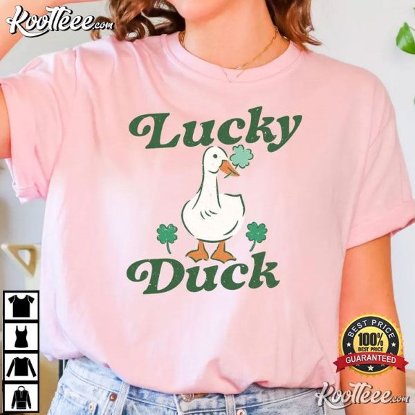 Lucky Duck Funny St Patrick’s Day Irish Party T-Shirt