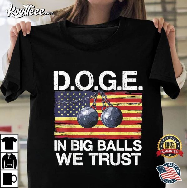 Doge In Big Balls We Trust T-Shirt