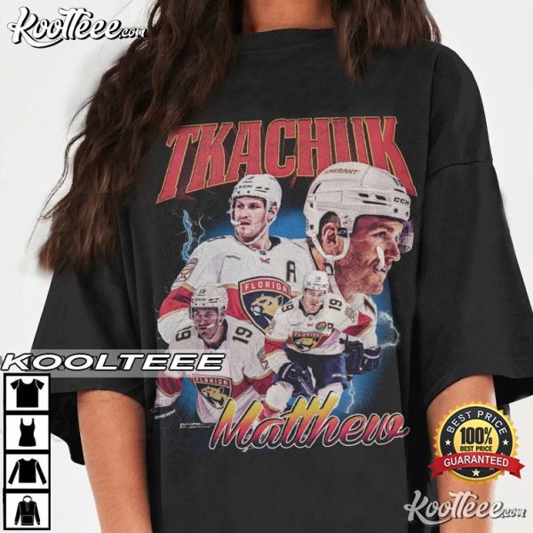 Matthew Tkachuk Florida Panthers Ice Hockey Vintage T-Shirt