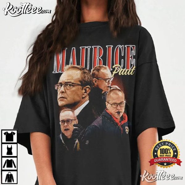 Paul Maurice Florida Panthers Ice Hockey Vintage 90s T-Shirt