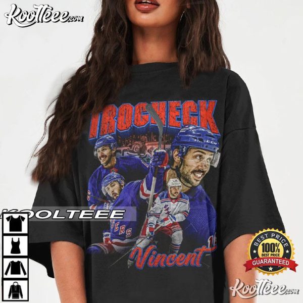 Vincent Trocheck New York Rangers Ice Hockey Vintage T-Shirt