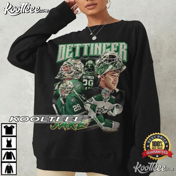 Jake Oettinger Dallas Stars Ice Hockey Vintage T-Shirt