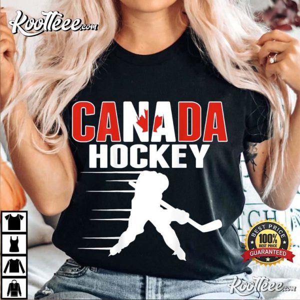 Canada Hockey Fan Support Canadian Hockey Team T-Shirt