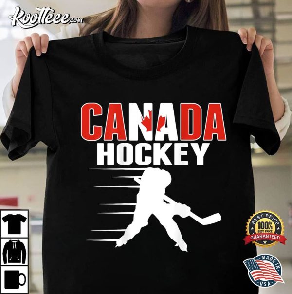 Canada Hockey Fan Support Canadian Hockey Team T-Shirt