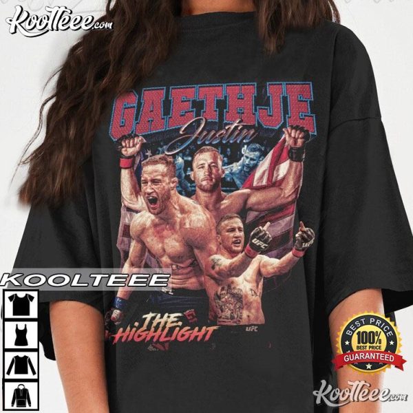 Justin Gaethje The Highlight Vintage UFC T-Shirt