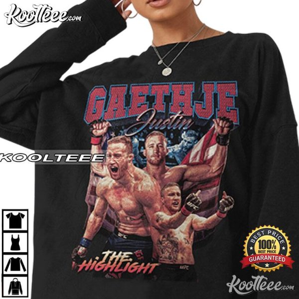 Justin Gaethje The Highlight Vintage UFC T-Shirt