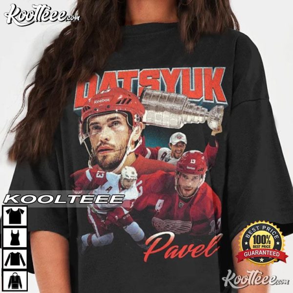 Pavel Datsyuk Ice Hockey Vintage Bootleg T-Shirt