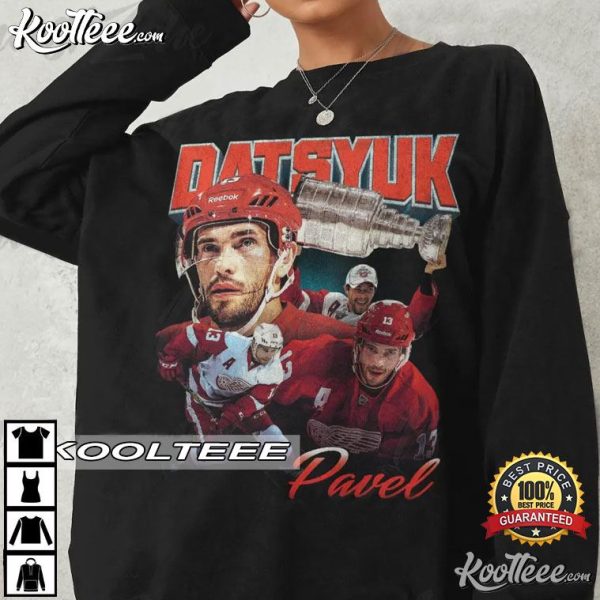 Pavel Datsyuk Ice Hockey Vintage Bootleg T-Shirt