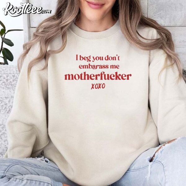 Sabrina Carpenter Please Please Please Motherfcker Embroidered Sweatshirt