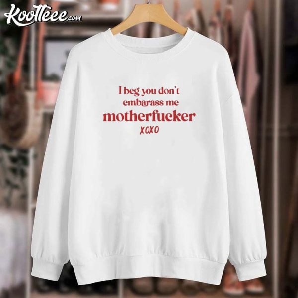 Sabrina Carpenter Please Please Please Motherfcker Embroidered Sweatshirt