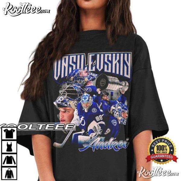 Andrei Vasilevskiy Tampa Bay Lightning Ice Hockey Vintage T-Shirt