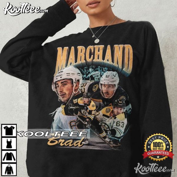 Brad Marchand Boston Bruins Ice Hockey Vintage T-Shirt