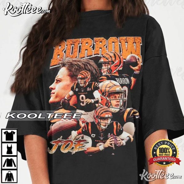 Joe Burrow Cincinnati Bengals Vintage 90s T-Shirt