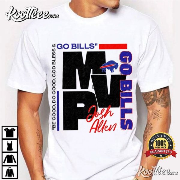 Josh Allen MVP Buffalo Bills Football T-Shirt