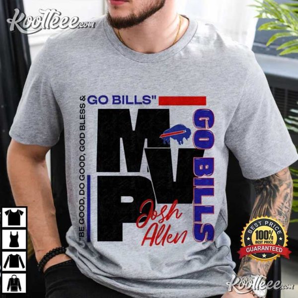 Josh Allen MVP Buffalo Bills Football T-Shirt