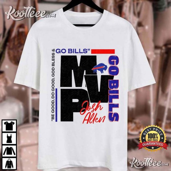 Josh Allen MVP Buffalo Bills Football T-Shirt