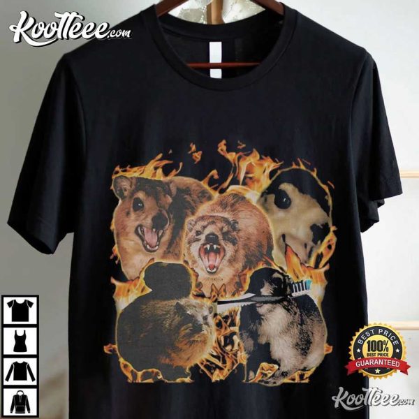 Rock Hyrax Meme Animal Lover Gift T-Shirt