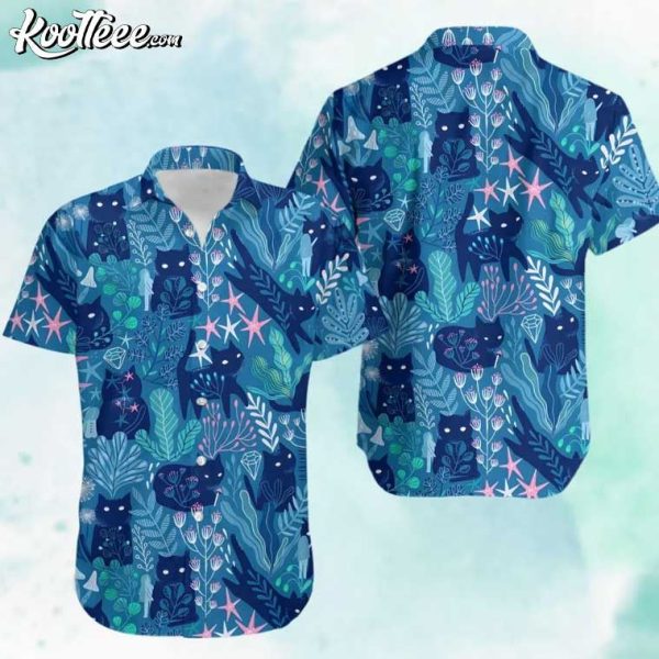 Cat Aloha Summer Beach Hawaiian Shirt