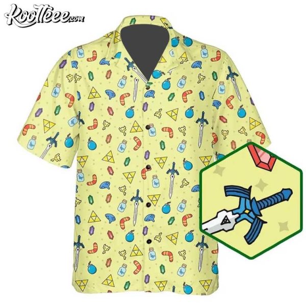 Hyrule The Legend of Zelda Inspired Hawaiian Shirt