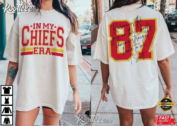 In My Chiefs Era Karma Taylor Travis 87 T-Shirt