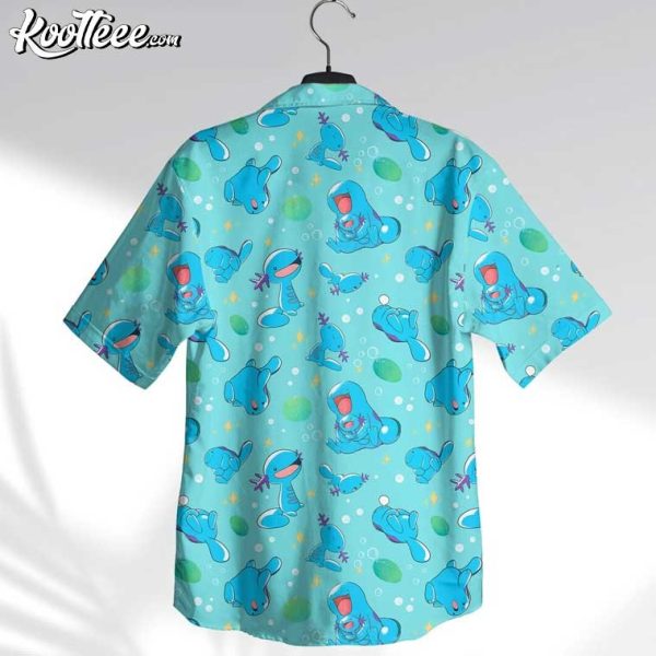 Wooper Quagsire Water Type Pokemon Hawaiian Shirt And Shorts