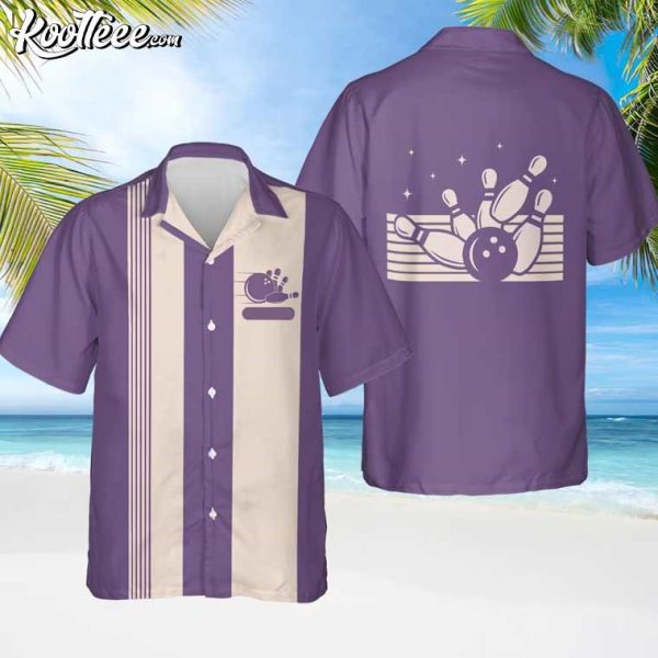 Retro Bowling Lover Gift Hawaiian Shirt