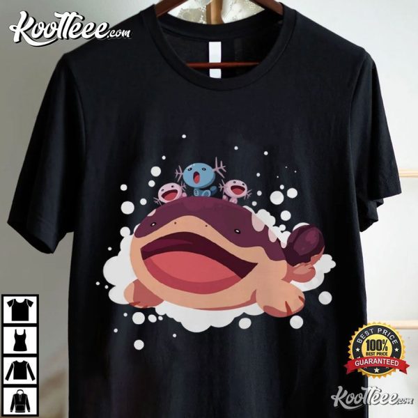 Wooper Quagsire Pokemon T-Shirt