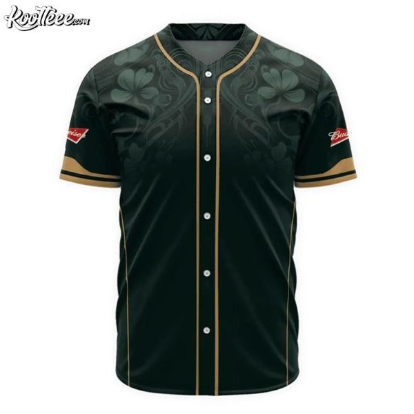 Budweiser US Flag Saint Patrick’s Day Baseball Jersey