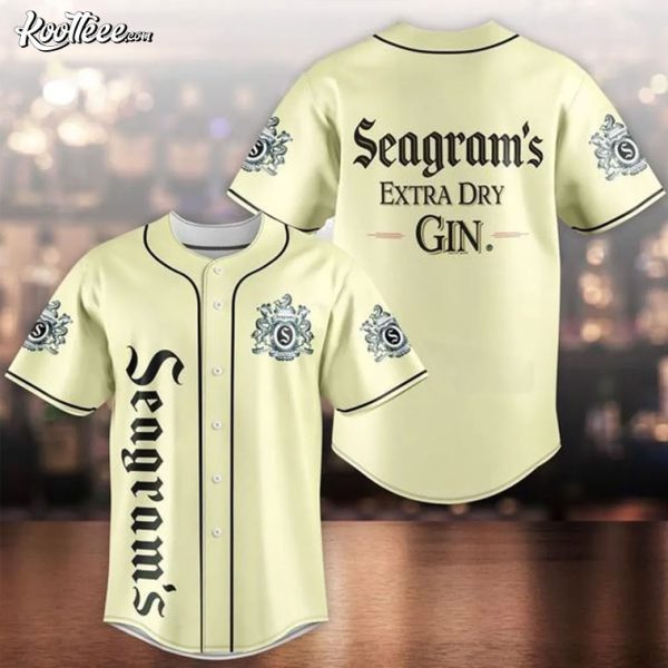 Seagrams Gin Extra Dry Baseball Jersey