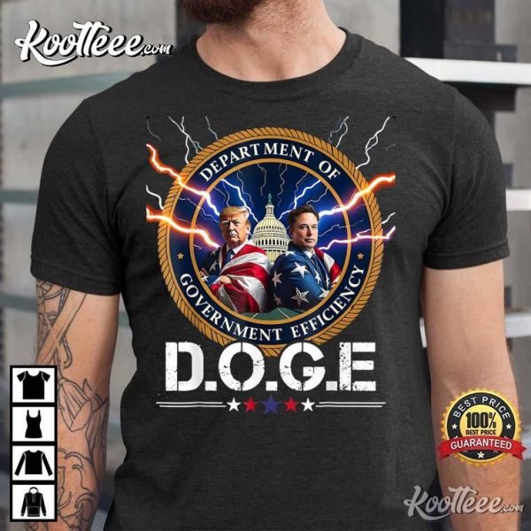 Department Of Government Efficiency DOGE Trump Elon T-Shirt