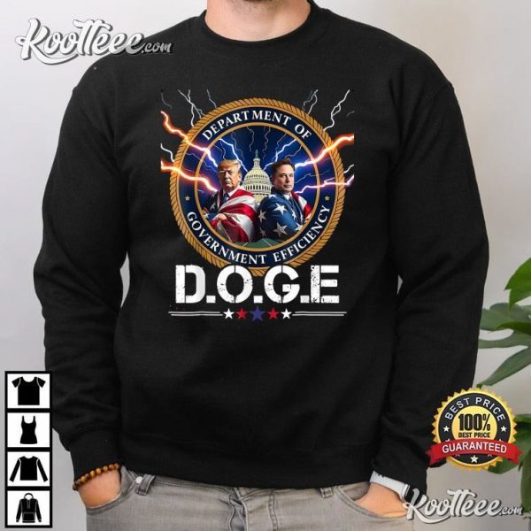 Department Of Government Efficiency DOGE Trump Elon T-Shirt