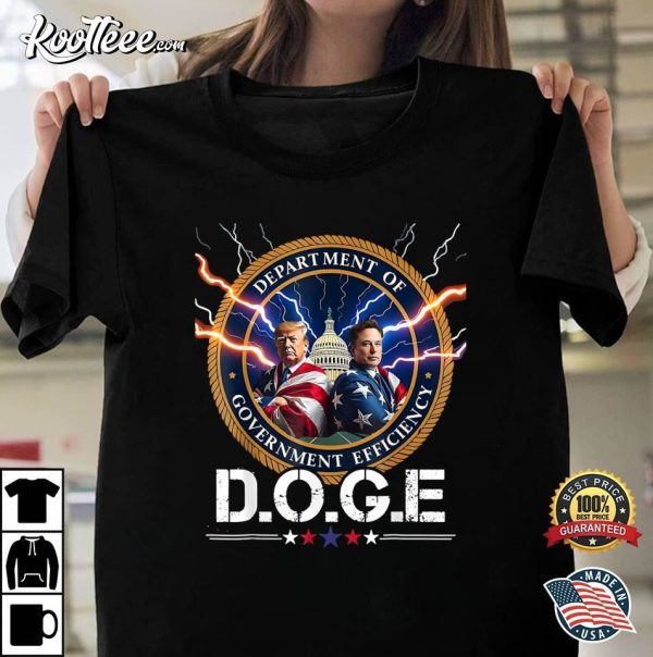 Department Of Government Efficiency DOGE Trump Elon T-Shirt