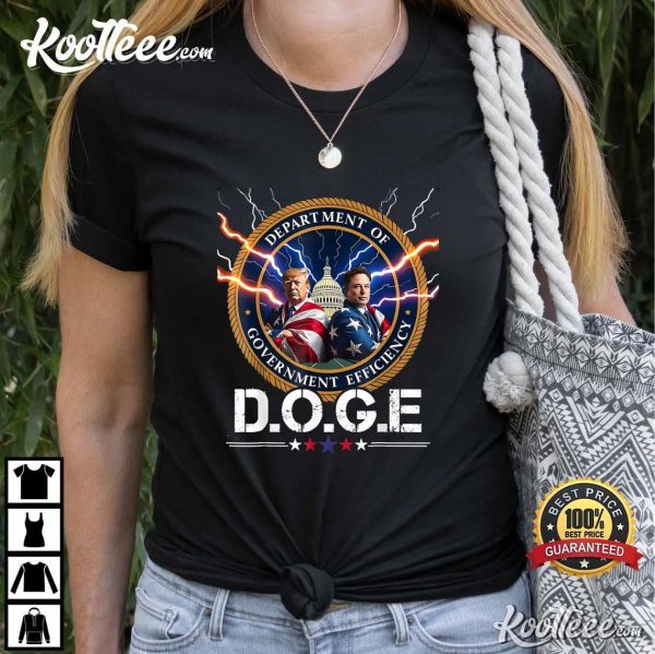 Department Of Government Efficiency DOGE Trump Elon T-Shirt