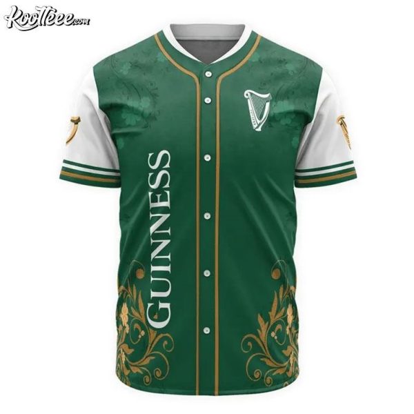 Guinness Beer Saint Patrick’s Day Leprechaun Baseball Jersey