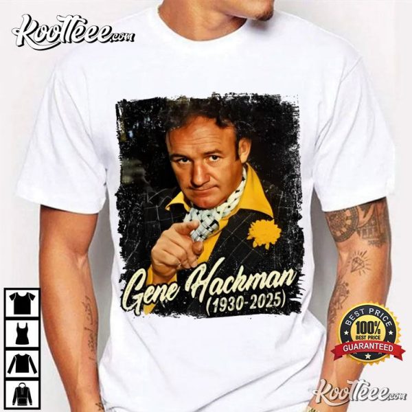 Gene Hackman 1930-2025 Vintage T-Shirt