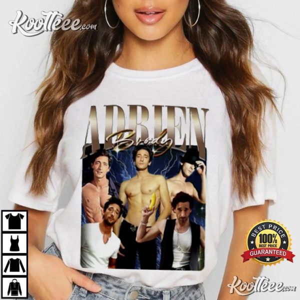 Adrien Brody Vintage Gift For Fan T-Shirt