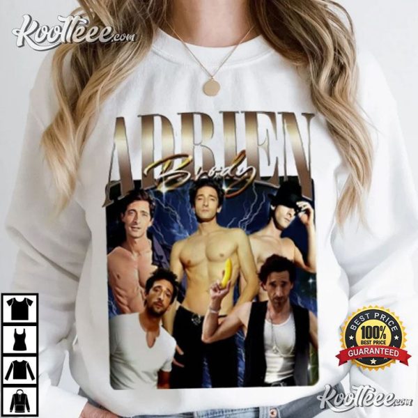 Adrien Brody Vintage Gift For Fan T-Shirt