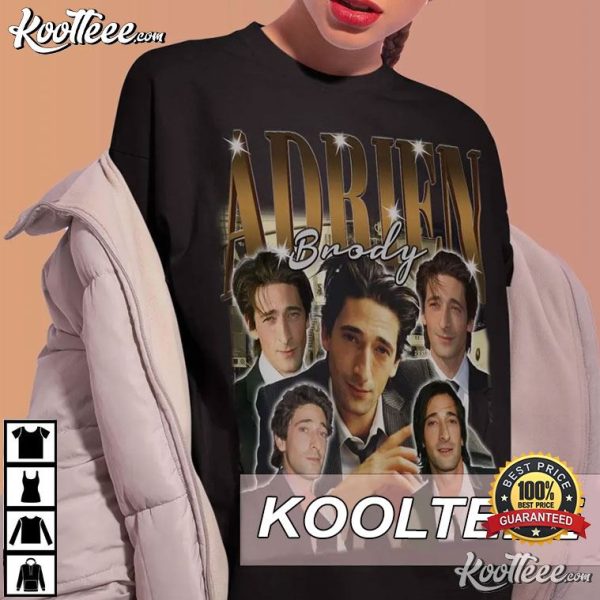 Adrien Brody Gift For Fan Vintage Bootleg T-Shirt