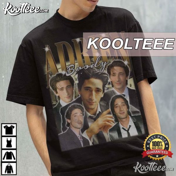 Adrien Brody Gift For Fan Vintage Bootleg T-Shirt