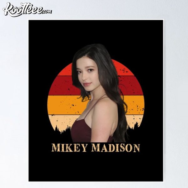 Mikey Madison Retro Poster