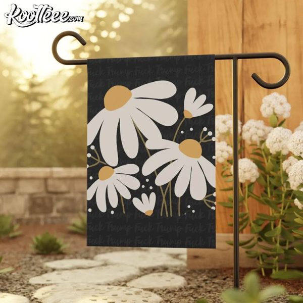 FDT Fk Trump Anti-Trump Retro Daisy Flag