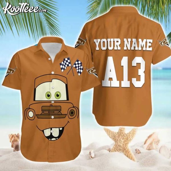 Cars Tow Mater Custom Hawaiian Shirt