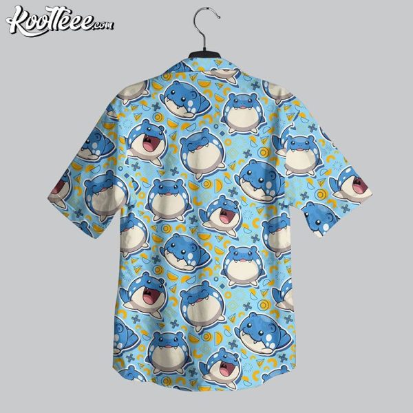 Spheal Water Type Pokemon Hawaiian Shirt And Shorts