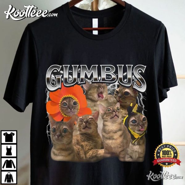 Gumbus Cat Gift Vintage 90s T-Shirt