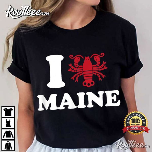 I Love Maine Lobster T-Shirt