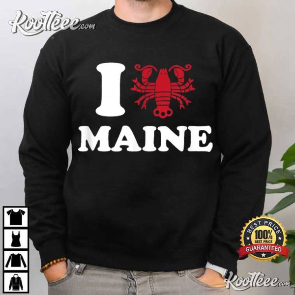 I Love Maine Lobster T-Shirt