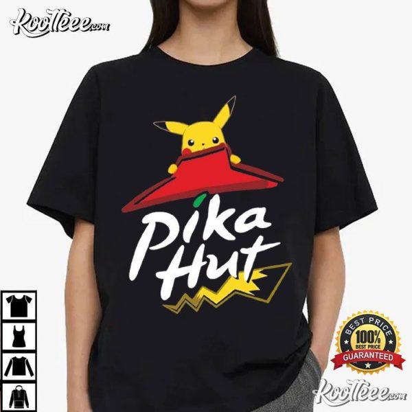 Pika Hut Funny Pizza Hut T-Shirt