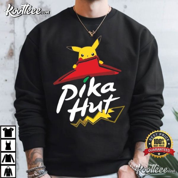 Pika Hut Funny Pizza Hut T-Shirt