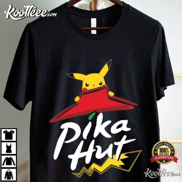 Pika Hut Funny Pizza Hut T-Shirt